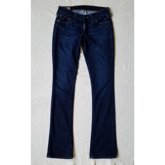 True Religion Denim - True Religion Lexy Mini Bootcut Jeans Dark/Blue27